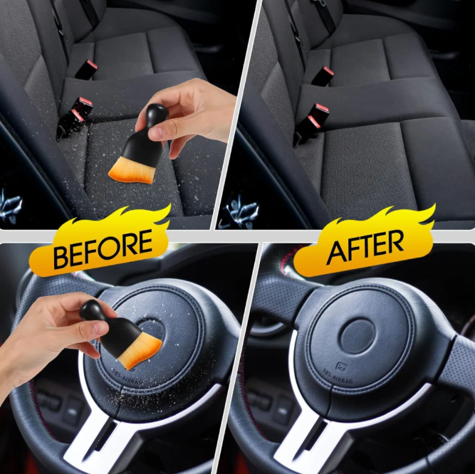 Mini Car Interior Cleaning Soft Brush -Car Cleaning Brushes Duster (1 Pc)
