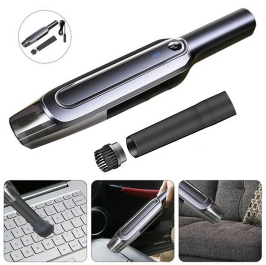 Portable Vacuum Cleaner – USB High Power Suction Car & Home Cleaning Tool