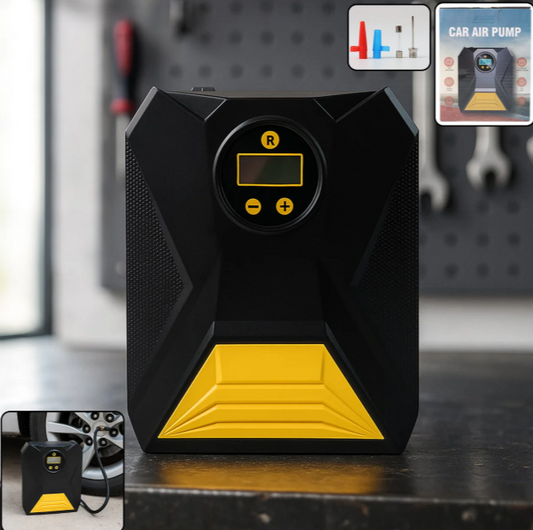Mini Digital Portable Car Tyre Air Compressor - (1 Pc)