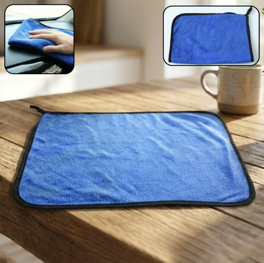 Premium Microfiber Cleaning Cloth, Towel (40x30 cm / 1 Pc)